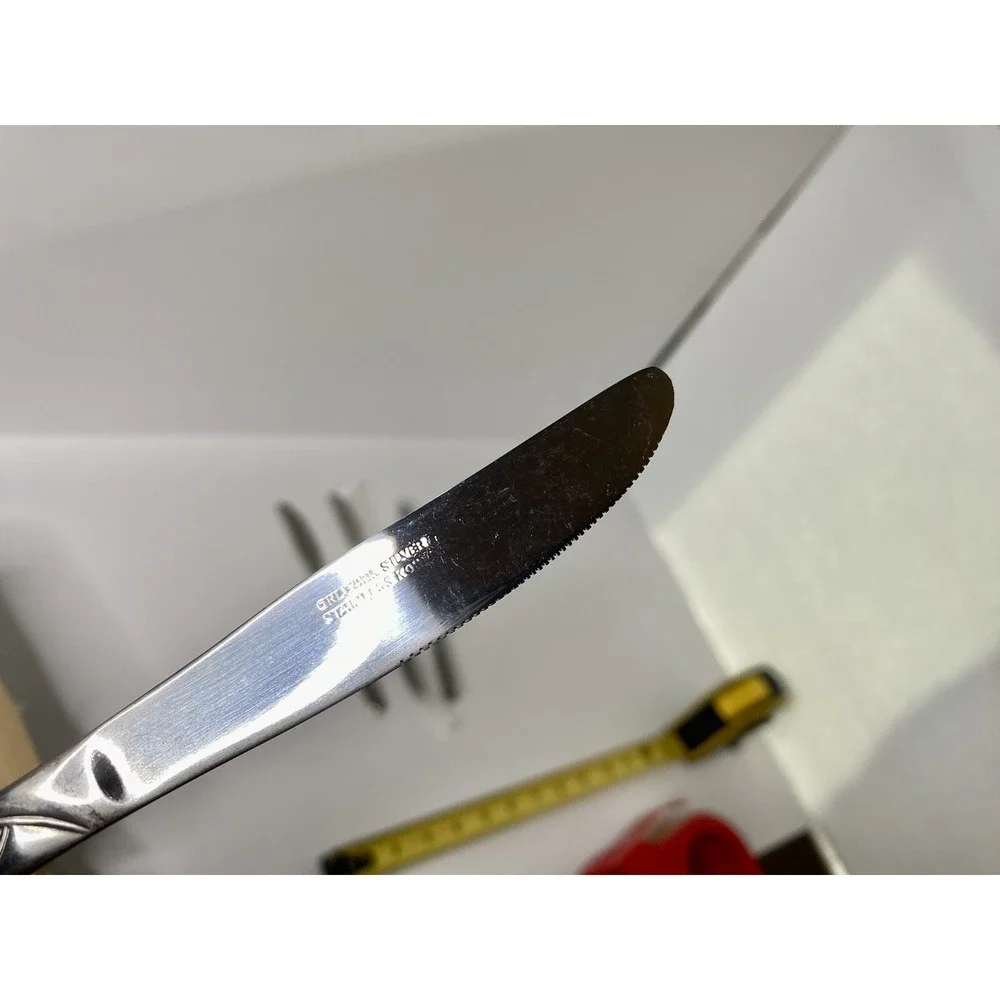 Orleans Silver ORL46 Stainless Korea Lot of 4 Knife Knives Replacements